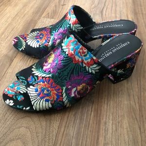 Christian Siriano X Payless Floral Mules